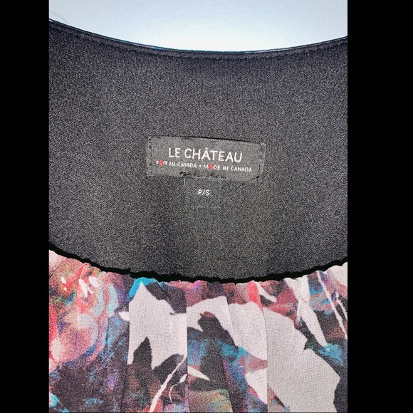 Le Chateau multi color slip dress - Picture 3 of 3